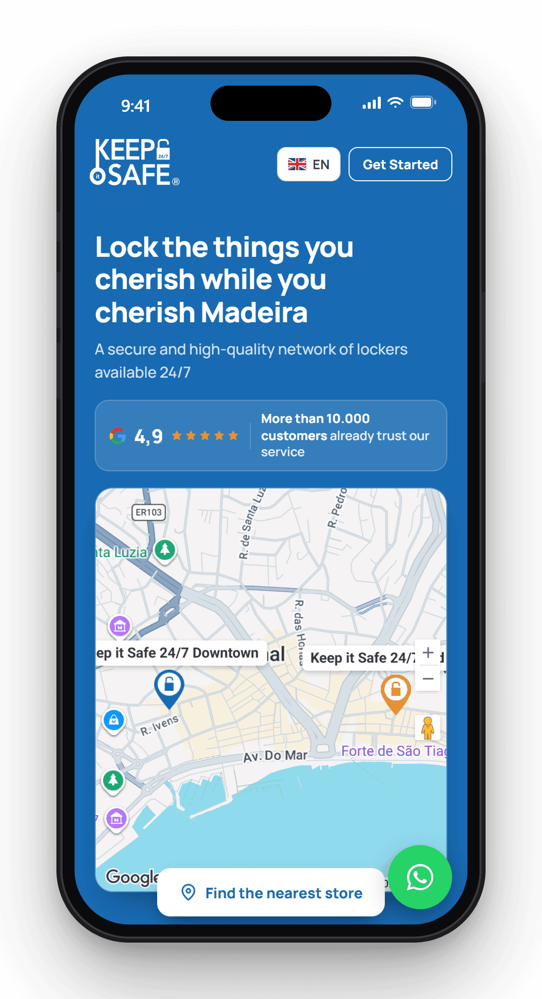 Keep it Safe mobile site